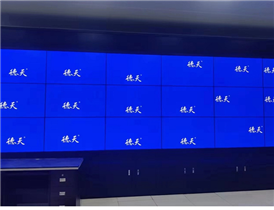 江西兴国县不停车检测系统数据中心拼接屏